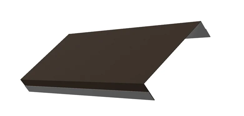 Забор-жалюзи ламель обратная 150, Texas, Satin PE RR **, 0.5 мм, длина *пог.м