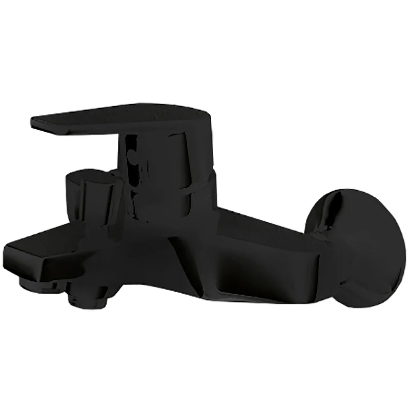 Смеситель Bravat Line F65299BM-B-RUS для ванны с коротким изливом, черный