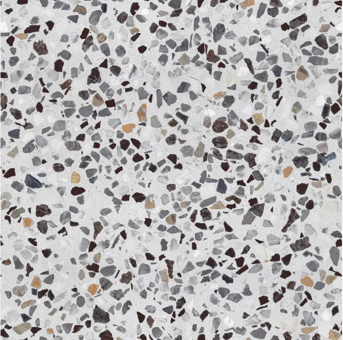 Керамогранит Пиастрелла Terrazzo bianca (чипсы) 600*600 арт.TB610