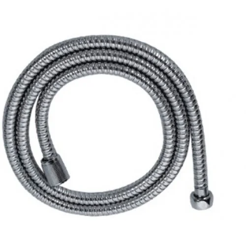 Шланг для душа HAIBA НВ43 имп (1/2") + имп (1/2") в двойной оплетке, хром, 1,5м