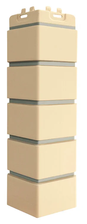 Угол наружный Grandline бежевый со швом RAL 7006 (Клинкерный кирпич Design) 0,12*0,39 м