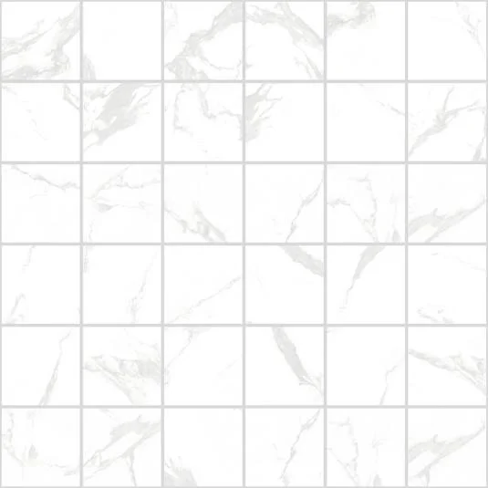 Плитка LAPARET Metropol bianco мозаика 30x30 глянцевая арт.MM13161