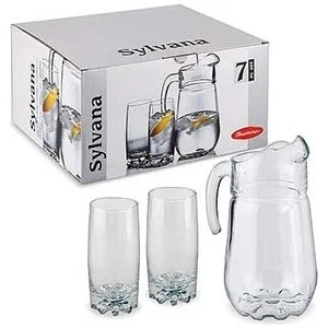 Набор питьевой PSB 97875 6 стаканов + кувшин СИЛЬВАНА Набор питьевой PSB 97875 6 стаканов + кувшин СИЛЬВАНА