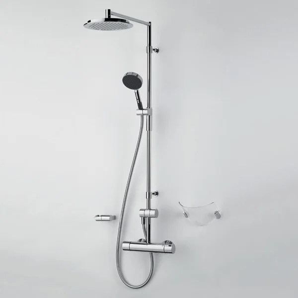 Смеситель ORAS для душа с верхним душем rain shower Cubista 2892U