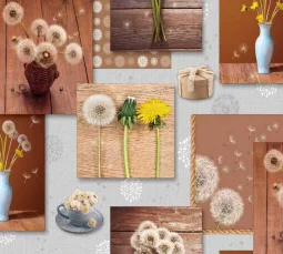 Клеенка ПВХ АМАРАНТ на нетканой основе 1,37х20м 5816B