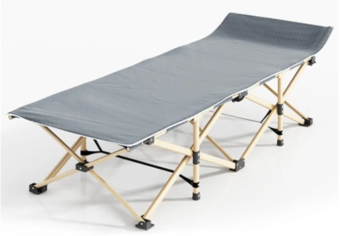 Кровать раскладная "Турист" с подвесным карманом, упакована в чехол (усиленный каркас)