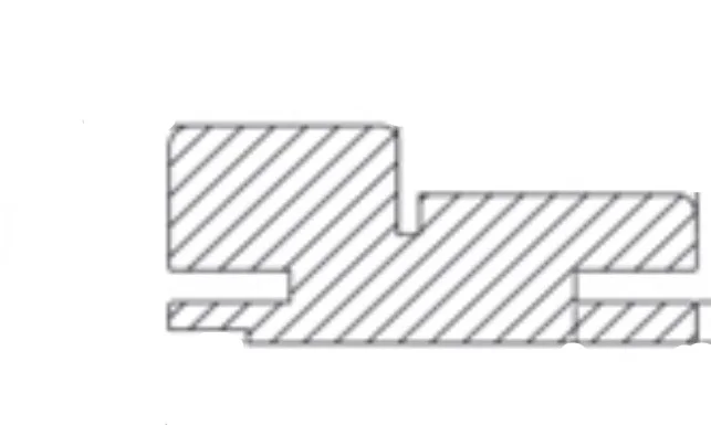 Стойка дверной коробки ДВЕРИ ГУД IKS-2/IKS-3/Geometry/Toronto телескопическая экошпон Бетон графит 75*26*2070
