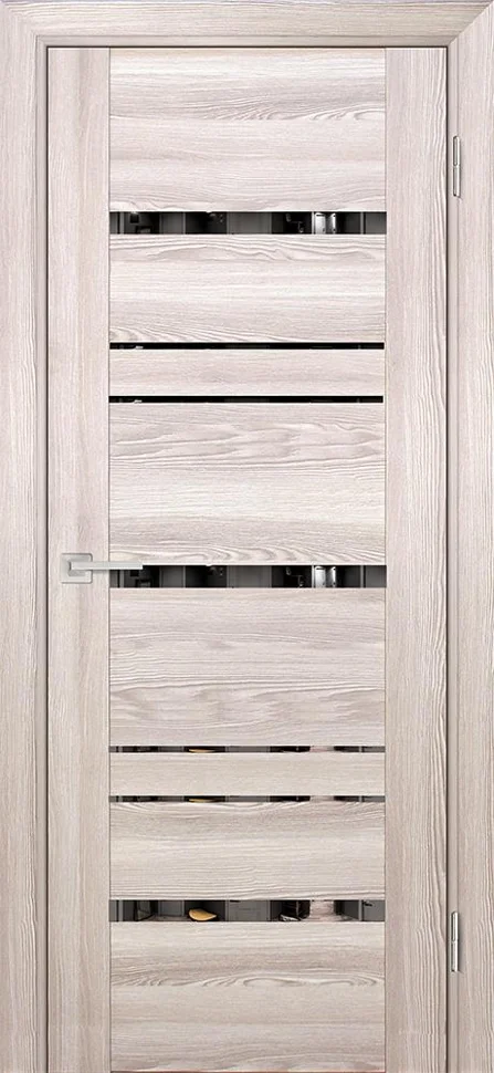 Дверь PROFILO PORTE PSK-2 стекло тонированное зеркало, ривьера крен-экрю 70