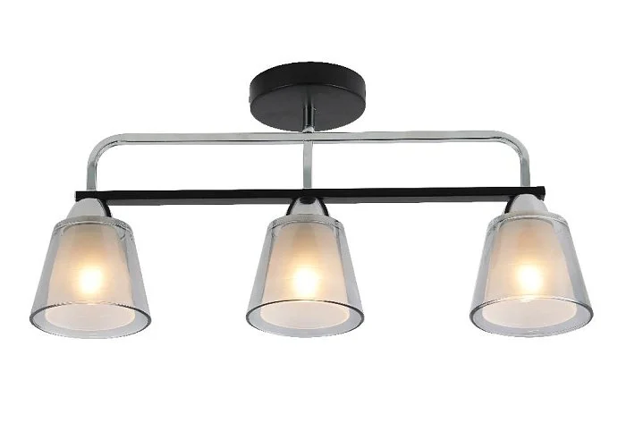 Люстра Famosso 9020-3 BK+CR