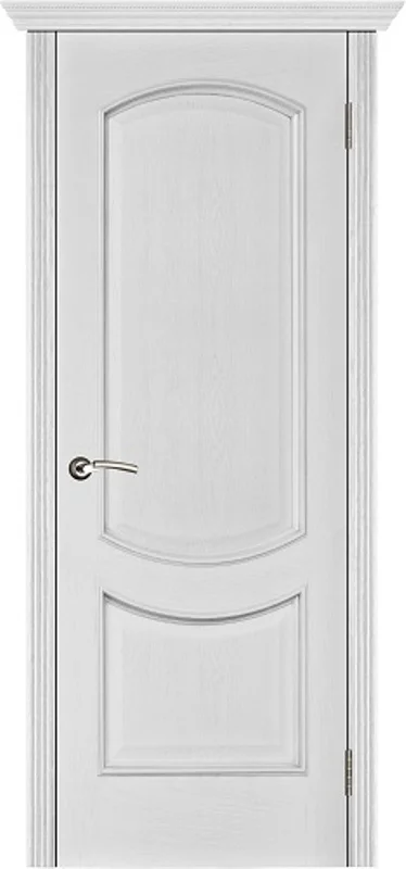 Дверь Porte Vista Лира глухая серебрянная патина тон 25 90, шпон