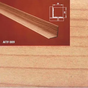 Порог АПУ 009 алюминиевый 900*20*20 мм угловой внутренний (31 вяз )