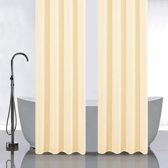 Штора для ванной САНАКС полиэстэр, 120*180см, БЕЖЕВАЯ двойная, однотонная, 2 штуки, арт.032-08 Штора для ванной САНАКС полиэстэр, 120*180см, БЕЖЕВАЯ двойная, однотонная, 2 штуки, арт.032-08