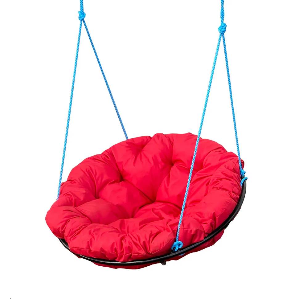 Кресло ПАПАСАН подвесное, подушка красная