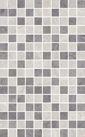 Плитка KERAMA MARAZZI Мармион серый декор мозаичный 25х40 арт.MM6268B