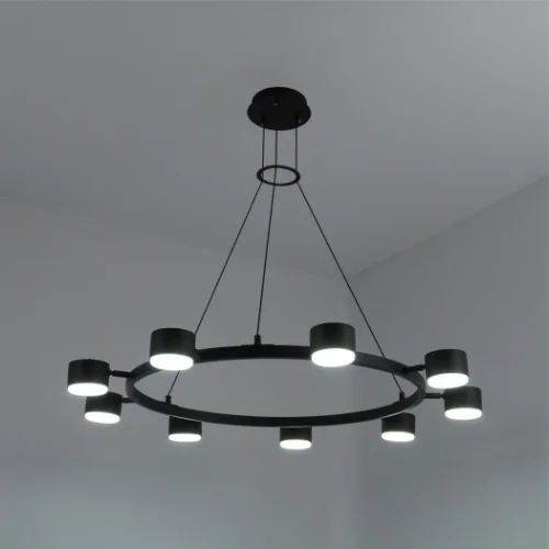 Подвес LAMPADA 9xGX53-870x800-BLACK-220-IP20