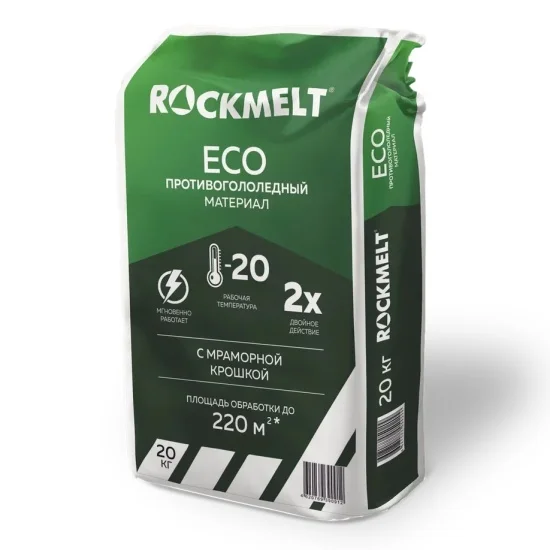 Реагент антигололедный Rockmelt ECO 20кг