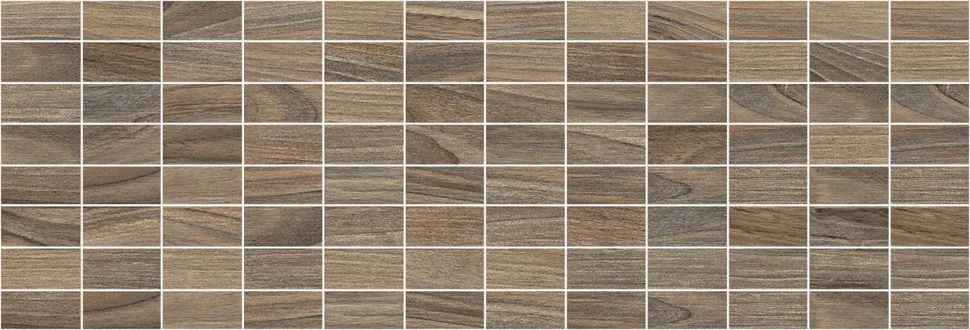 Плитка LAPARET Zen Декор мозаичный коричневый 20х60 арт.MM60066