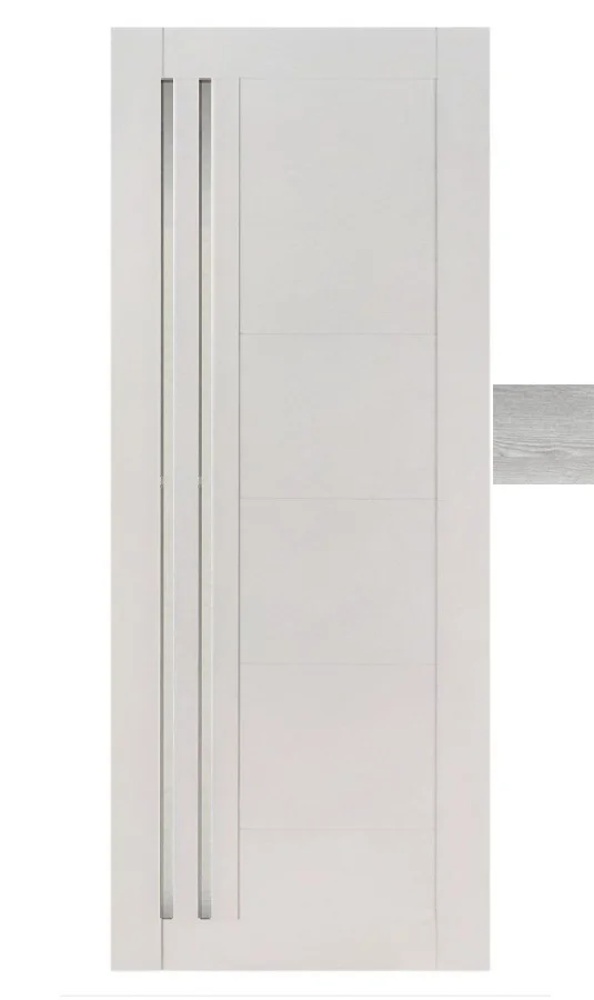 Дверь ТЕРРИ №109 Лофт Ривьера, частичное стекло 80, еврошпон Дверь ТЕРРИ №109 Лофт Ривьера, частичное стекло 80, еврошпон