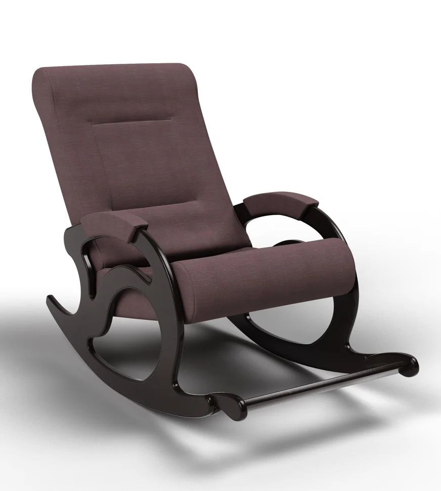 Кресло-качалка ТИРОЛЬ, ткань какао COFFE