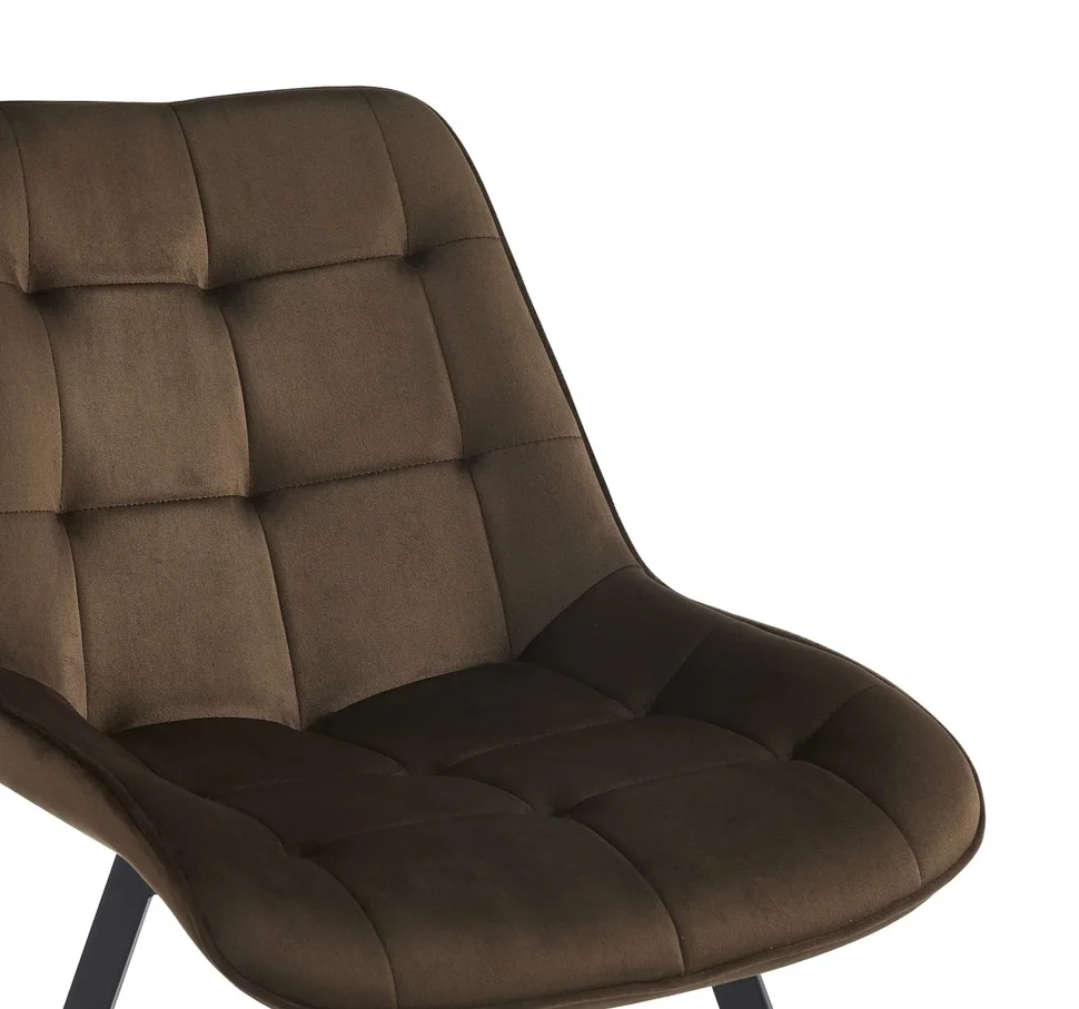 Стул ROBERT, поворотный (DC227) 360 ГОРЬКИЙ-ШОКОЛАД#G62-10 велюр (00-00005018)