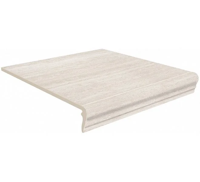 Плитка KERAMA MARAZZI Пантеон Ступень фронтальная беж светлый 40,2х34х8 арт.SG157100R&#92;GR