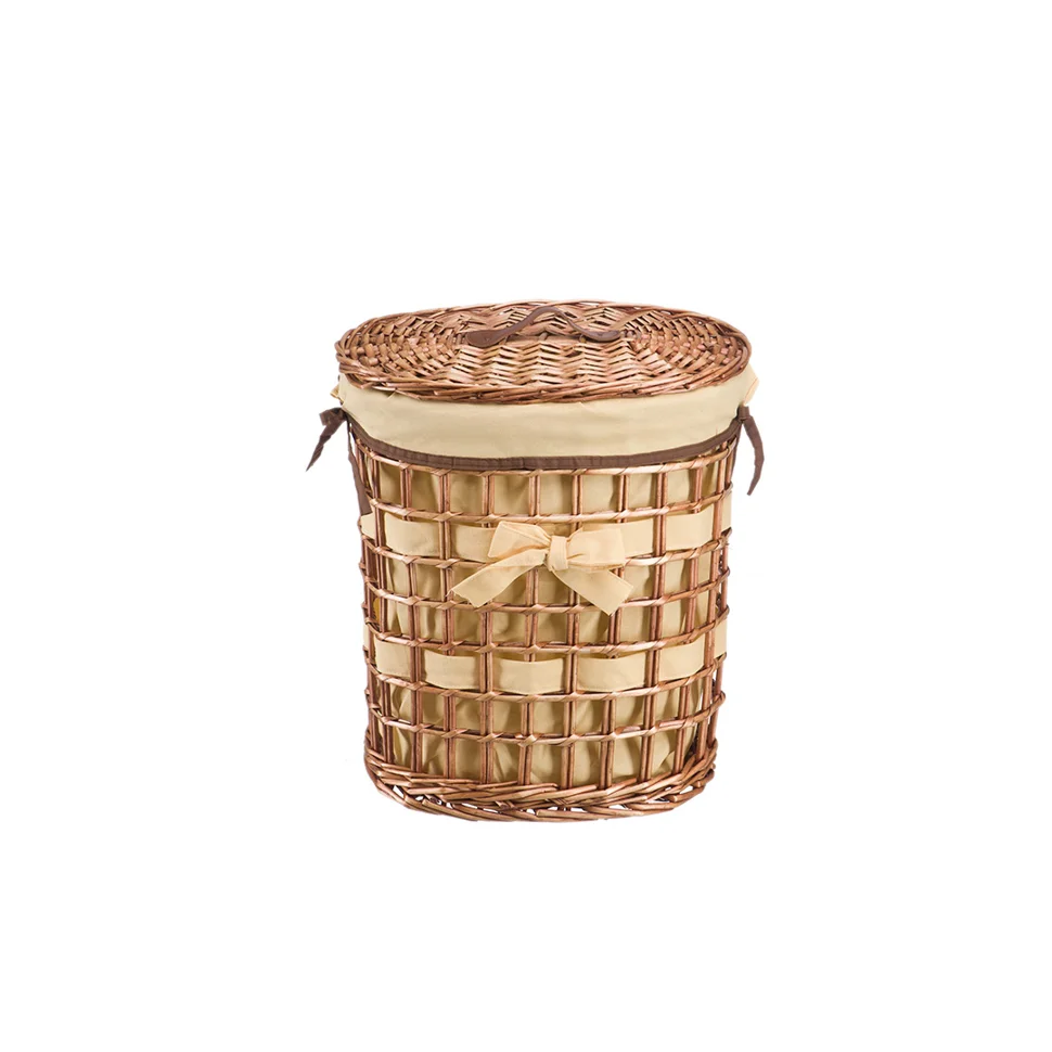 Корзина овальная "Бантик", 39L*27W*45H, коричневый