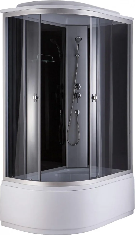 Кабина душевая NIAGARA 1200х800х2150, высокий поддон, стекло ТОНИРОВАННОЕ, арт. NG-2510-14R