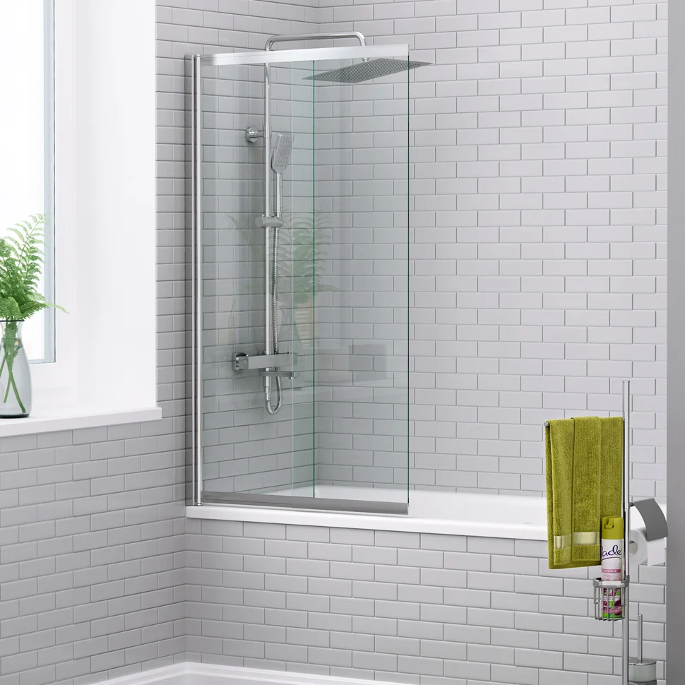 Шторка стеклянная для ванной WasserKRAFT WasserSchutz Main 1000х1400, арт.41S02-100