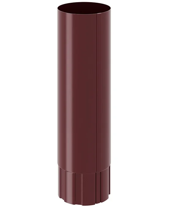 ST Труба круглая, 125/90мм, 3м RAL 3005 ST Труба круглая, 125/90мм, 3м RAL 3005