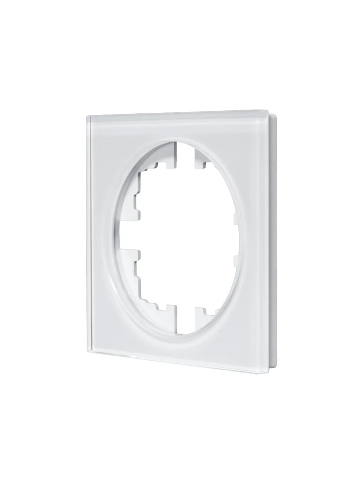 Рамка одноместная горизонтальная Lezard OSEN акриловая белая