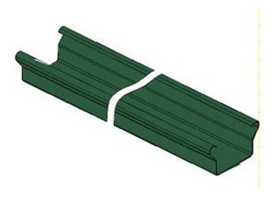 Стойка PU RAL двухсторонний (Granite HDX двс) 84*48*3000мм (толщ. 1,0мм)**
