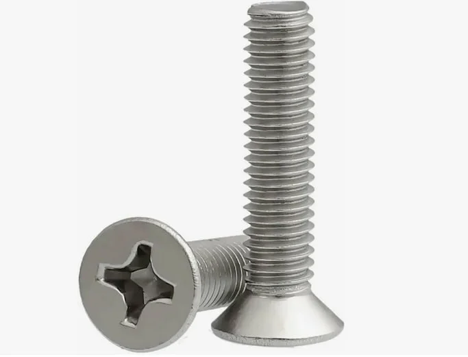 Винт М4х10 DIN 965 потай шлиц Ph,оцинк (уп 20шт) SteelRex
