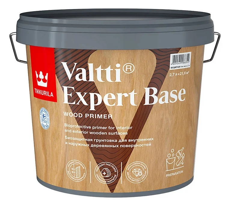 Антисептик грунтовочный Tikkurila VALTTI EXPERT BASE 2,7л