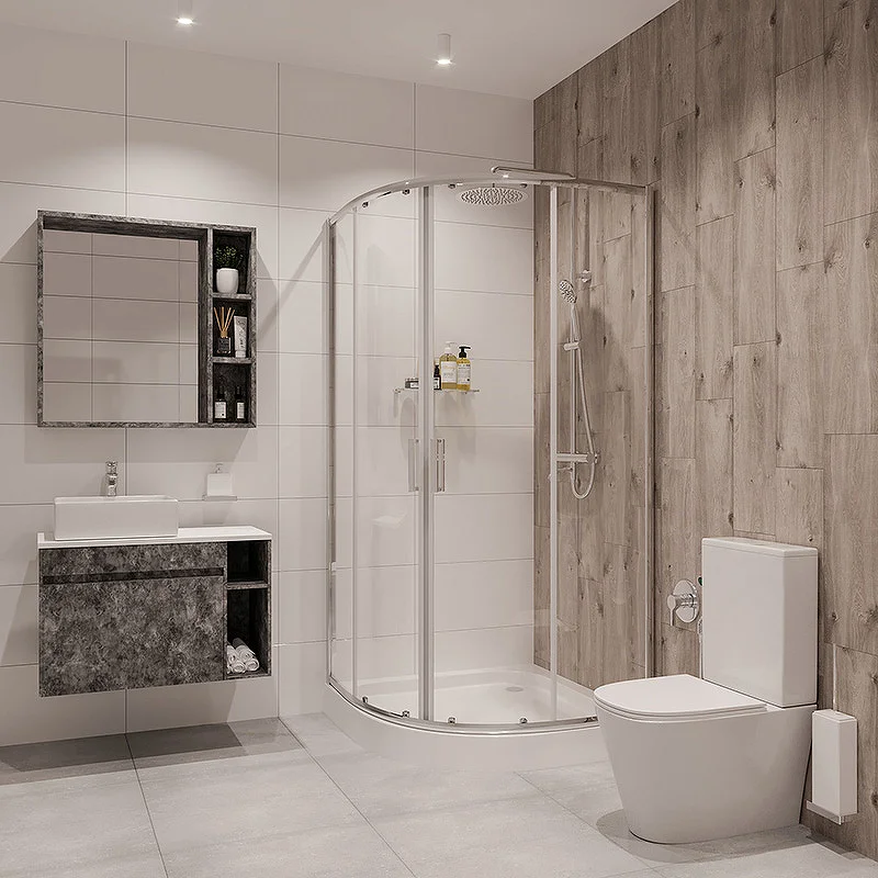 Ограждение душевое NIAGARA NG-6606-08 900х900х1900 полукруг, двери раздвижные, арт. NG-6606-08 Ограждение душевое NIAGARA NG-6606-08 900х900х1900 полукруг, двери раздвижные, арт. NG-6606-08