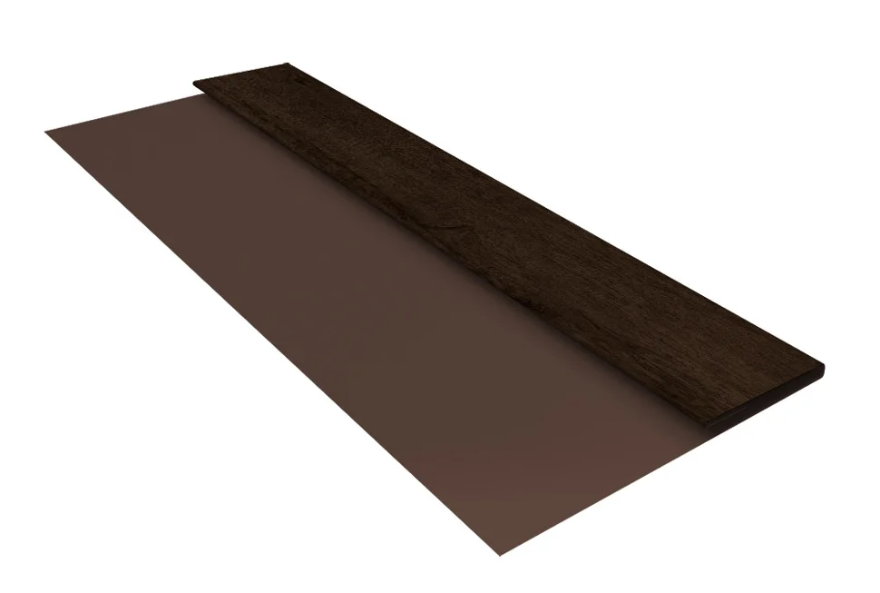 Планка стартовая Print Antique Wood (Античный Дуб) для М/сайдинга Блок-Хаус NEW 3м.п.