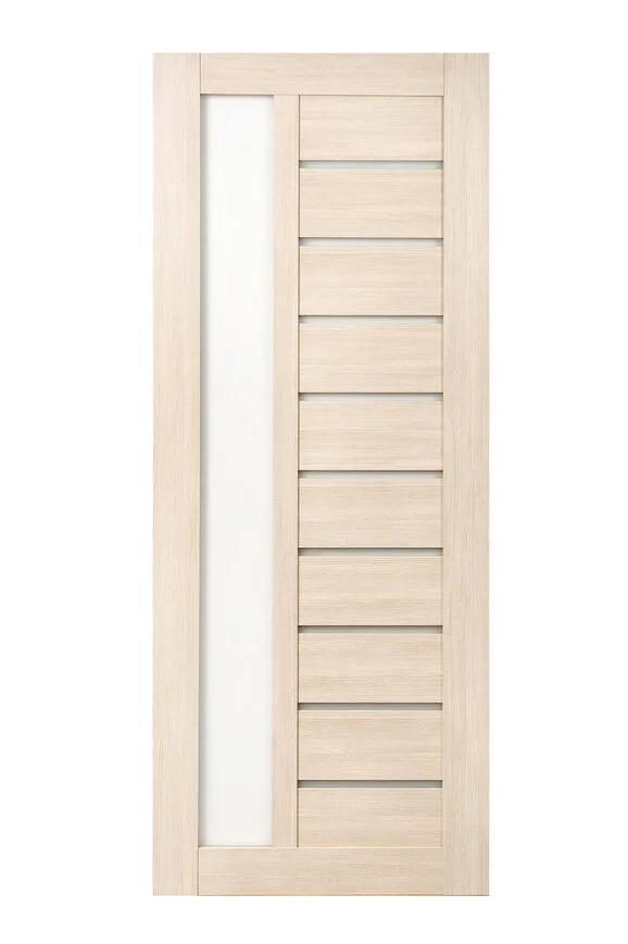 Дверь ТЕРРИ №26 экошпон капучино частичное стекло 80 Дверь ТЕРРИ №26 экошпон капучино частичное стекло 80