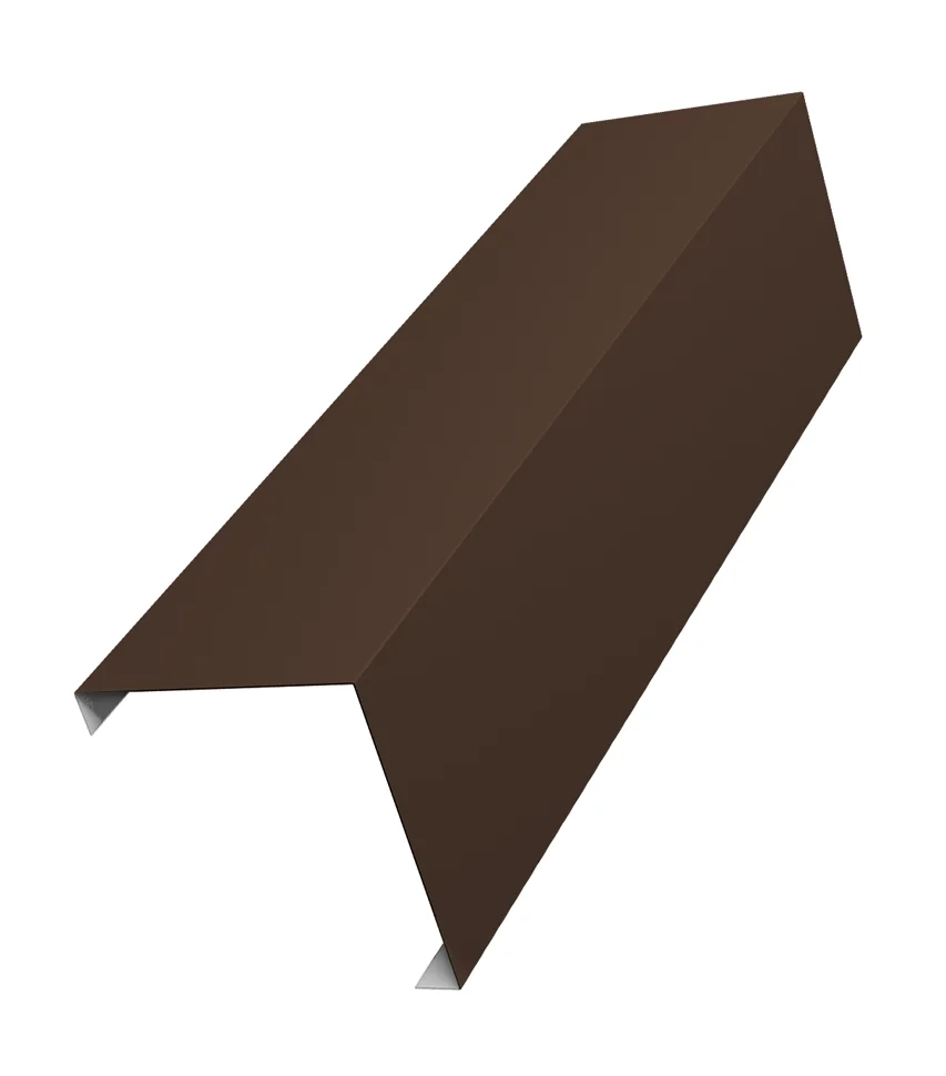 Забор-жалюзи декоративная накладка универсальная угловая 80*80, Milan, Tokyo Drap TX RAL **, 0.45 мм, длина 2м