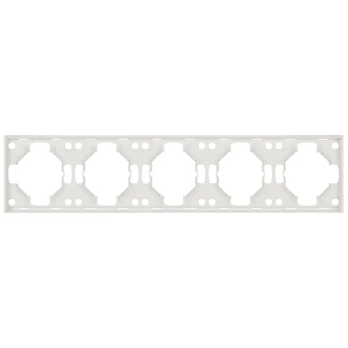 Рамка пятиместная ЭРА Arktik белый матовый арт.16-5005-08