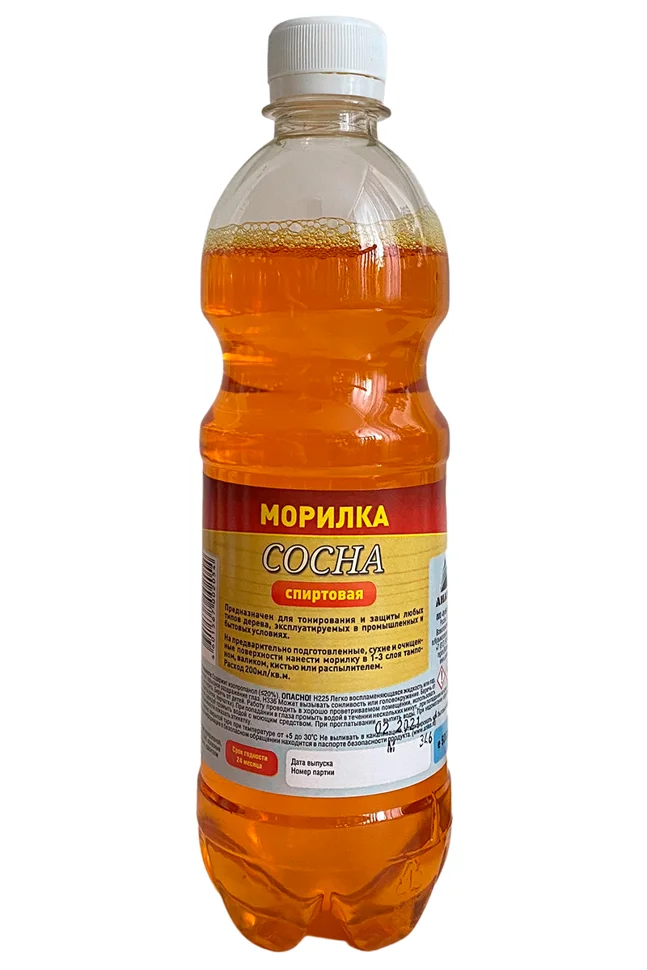 Морилка спиртовая АНЛЕС сосна 0,5л Морилка спиртовая АНЛЕС сосна 0,5л
