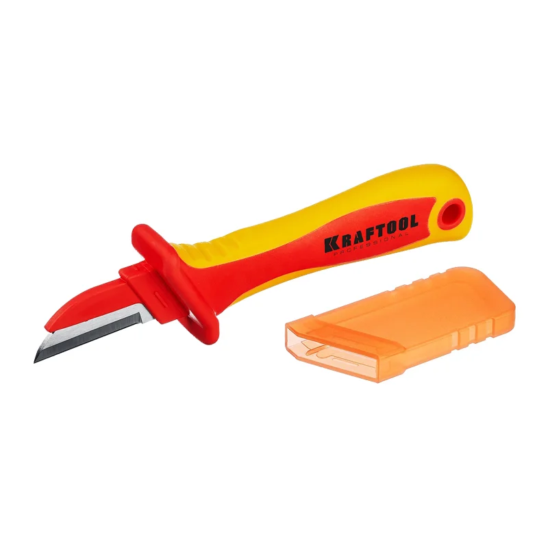 Нож диэлектрический, KRAFTOOL KN-1, прямой