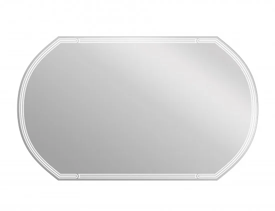 Зеркало Cersanit LED 090 design 100x60 с подсветкой с антизапотеванием овальное