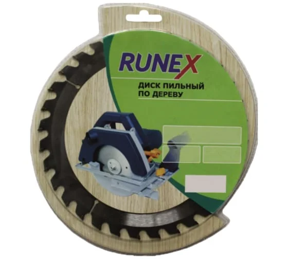 Диск пильный по дереву 180х20/16мм, 40Т, Runex