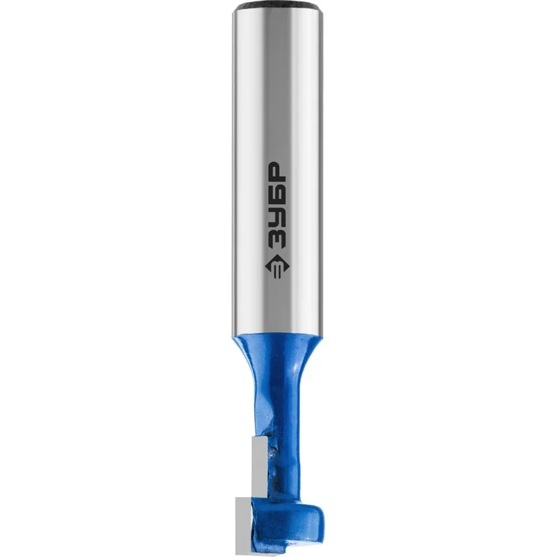 Фреза пазовая Т-образная №1, D= 9,5мм, общая длина-48мм, рабочая длина-10мм, хв.-8 мм, ЗУБР Профессионал Фреза пазовая Т-образная №1, D= 9,5мм, общая длина-48мм, рабочая длина-10мм, хв.-8 мм, ЗУБР Профессионал