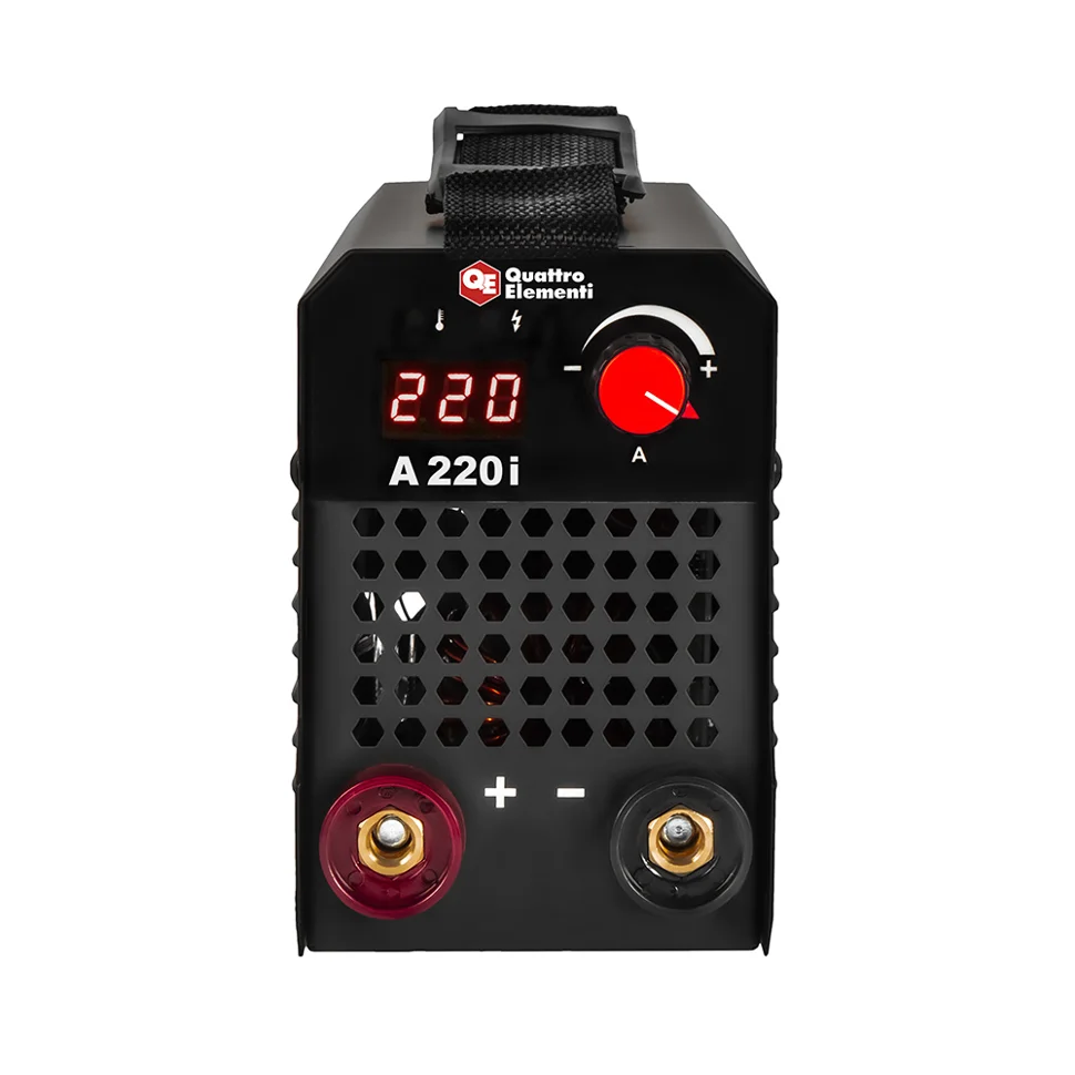 Сварочный аппарат QUATTRO ELEMENTI A 220i (220 А, электроды до 4.0 мм, дисплей) Сварочный аппарат QUATTRO ELEMENTI A 220i (220 А, электроды до 4.0 мм, дисплей)