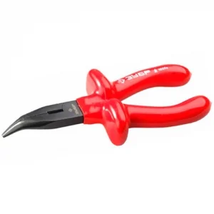 Тонкогубцы 160мм ЗУБР "ЭКСПЕРТ" "ЭЛЕКТРИК" изогнутые диэлектрические, высоковольтные до ~1000В Тонкогубцы 160мм ЗУБР "ЭКСПЕРТ" "ЭЛЕКТРИК" изогнутые диэлектрические, высоковольтные до ~1000В