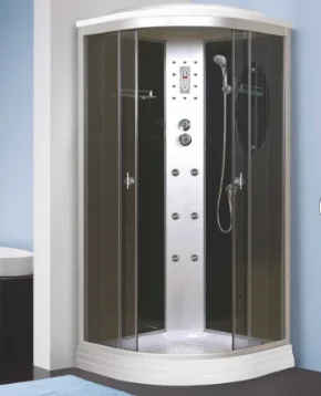 Кабина душевая NIAGARA Ultra 1200х1200х2200, низкий поддон, стекло ТОНИРОВАННОЕ, арт. NG-5012-01, с гидромассажем