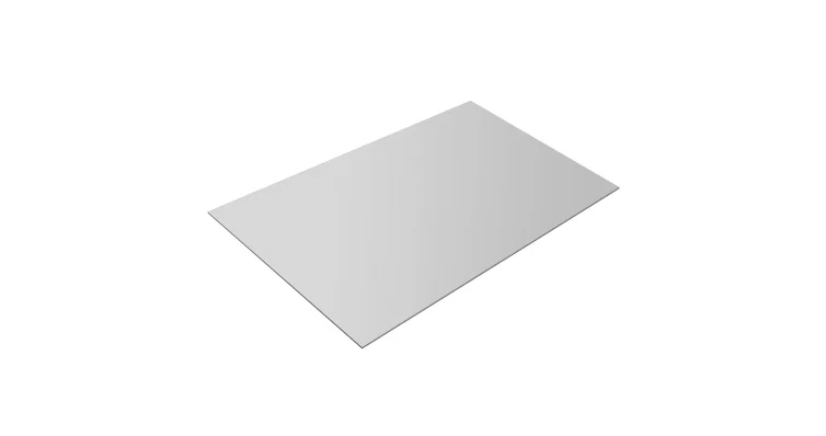 Плоский лист PE RAL 9003 (сигнально-белый), 0.45 мм, 1,25*3.2 м.п., пл=4м2 (в пленке)