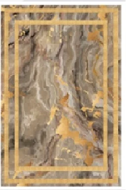 Набор ковриков для ванной ZALEL decorative цифровая печать с бахромой deco 19 (60*100, 40*60) прямоугольные (2 шт)