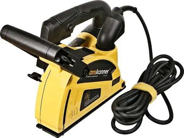 Штроборез (бороздодел) Hanskonner PLATINUM, 150мм, 1800Вт, 8000об/мин, РАСКЛАДНОЙ КОЖУХ, конст эл-ка, кейс