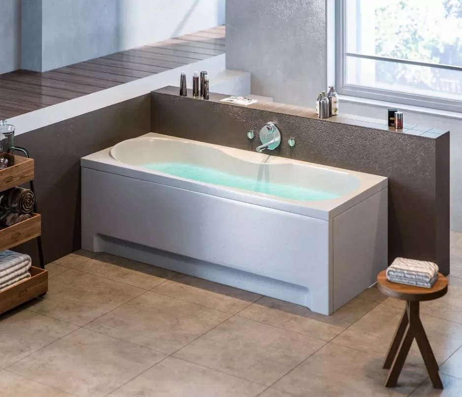 Ванна акриловая BAS Рио (Корыто) 170*70 без гидромассажа с фронт экраном и каркасом универсальным для прямоугольных ванн Ванна акриловая BAS Рио (Корыто) 170*70 без гидромассажа с фронт экраном и каркасом универсальным для прямоугольных ванн